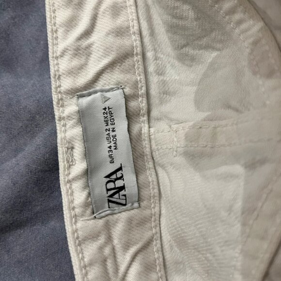Zara white wide leg jeans - Picture 6 of 6